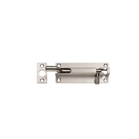 Carlisle Steelworx Cranked Barrel Bolt Satin Stainless Steel - Available in Various Sizes