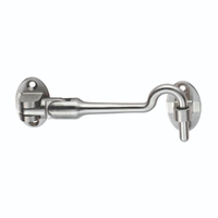 Carlisle Steelworx Cabin Hook Silent Pattern Satin Stainless Steel - Available in 103mm and 200mm
