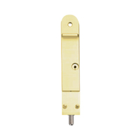 Centor DF Dropbolt for Doors Keyed 200mm PVD Brass DBFO200KRTG