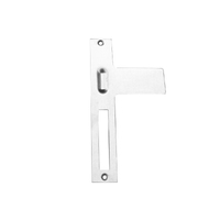Architect Long Tongue Striker 70mm Left Hand Brushed Stain Chrome 649-26L