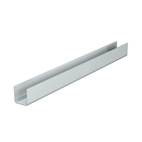 Cowdroy Aluminium Outer Guide Channel Clear Anodised 6500mm T84762