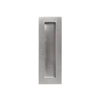 DELF DFPS125 Door Flush Pull Rectangular Concealed Fix Satin Stainless Steel