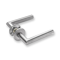 D Line Knud Holscher Lever Handle 19FFG Satin Stainless Steel 33-59mm
