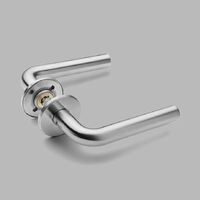 D Line Knud Holscher Lever Handle L Satin Stainless Steel