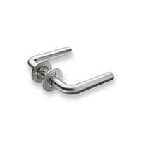 D Line Knud Holscher L Lever Handle Satin Stainless Steel
