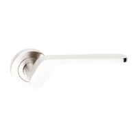 Dormakaba Coastal Passage Door Lever Handle on Round Rose 53mm Polished Stainless Steel 4300/114PSS