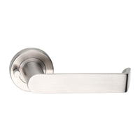 Dormakaba Coastal Round Rose Privacy Door Handle Leverset Satin Stainless Steel 4300/21PSSS