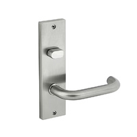 Dormakaba Internal Square End Plate Turnsnib & 70 Lever Satin Stainless Steel 6603/70SSS