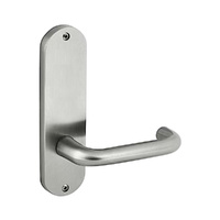Dormakaba Door Handle Lever Round Plate No Cylinder Visible Fix Satin Stainless Steel 6706/70SSS