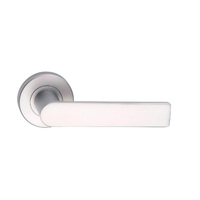 Dormakaba Vision Door Lever Handle on Round Rose Passage Polished Chrome 8300/14PC