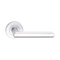 Dormakaba Vision Door Lever Handle on Round Rose Passage Polished Chrome 8300/16PC