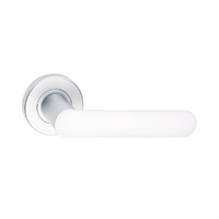 Dormakaba Vision Passage Door Lever Handle on Round Rose 53mm Polished Chrome 8300/17PC