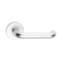 Dormakaba Vision Door Lever Handle on Round Rose Passage Polished Chrome 8300/18PC