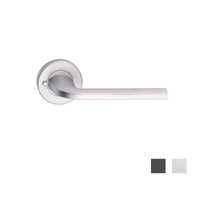 Dormakaba 8300/1 Vision Privacy Door Lever Handle on Round Rose