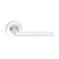 Dormakaba Vision Door Lever Handle on Round Rose Passage Polished Chrome 8300/8PC
