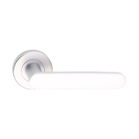 Dormakaba Vision Door Lever Handle on Round Rose Passage Polished Chrome 8300/9PC