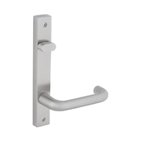 Dormakaba Narrow Style Square End Plate Visible Fix with Turnsnib and Lever Satin Stainless Steel 6403/30G