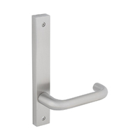 Dormakaba Lever on Narrow Style Square End Plate Visible Fix Satin Stainless Steel 6406/30G