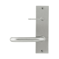 Dormakaba Lever on Square End Plate Disabled Turn LH Internal 316G SS 6607/30GL
