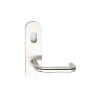 Dormakaba Door Lever on External Plate Cylinder Hole Satin Stainless Steel 6700/30G