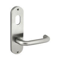 Dormakaba Door Lever Furniture Round End Plate w/ Cylinder Hole Satin Stainless Steel 6701/30G