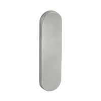 Dormakaba External Round End Plain Plate Concealed Fix Satin Stainless Steel 6715