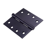 Dormakaba Broad Butt Fixed Pin Hinge 100x100mm Black Powder Coat DKH100/100FPBLK