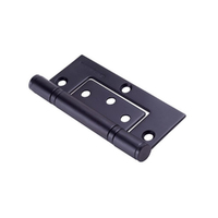 Dorma Kaba Flat Fast Fix Hinge Timber Fix 100x70mm Black DKH100/70BKT