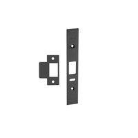 Dormakaba MS2602 Mortice Lock Face Plate Kit Satin Black MS2FPKBLK