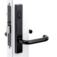 Dormakaba Entrance Kit Lockpack 30mm Backset Keyed Alike Black SB2312KIT04BLKKA