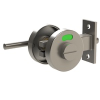 Out of Stock: ETA End of June - Emro Stainless Steel Disabled Compliant Privacy Indicator Mortice Bolt Round 60mm Backset C12226