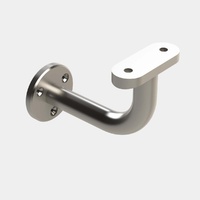 Emro SS680CTFT Commercial Stair Rail Bracket Exposed Base PSS Finish