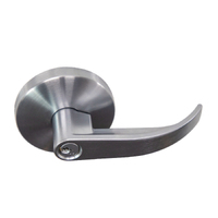Hafele KNL Disabled Compliant Privacy Lever Set Satin Chrome 70mm BS 911.83.723