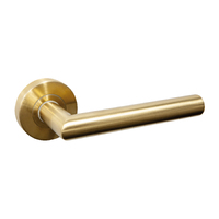 Hafele Glenelg Door Lever Handle on Round Rose - Available in Passage and Privacy Set