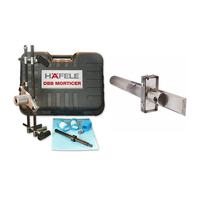Hafele DBB Lock Morticer Jig 00167700 + LatchMate Carpentry Chisel 09350200