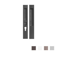 Halliday & Baillie 642 Narrow Sliding Door Lock Key/Snib In Blank Out 33mm - Available in Various Finishes