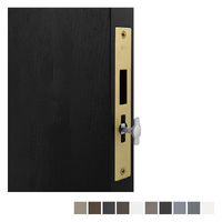 Halliday & Baillie 697 Sliding Door Lock Body + End Pull - Available in Various Finishes