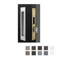 Halliday & Baillie 697 Sliding Door Lock Body + End Pull - Available in Various Finishes