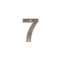 Mappas Door House Number #7 Visible Fix 100mm 304 Grade Stainless Steel SN0107