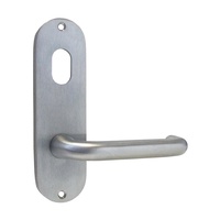 ***WSL Discontinued*** Kaba Door Handle 100 Series Plate w/ Cylinder Hole & 25 Lever 101V-25SCP