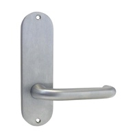 ***WSL Discontinued***Kaba Door Handle 100 Series Plate w/ 25 Lever Satin Chrome Plate 102V-25SCP (9400000000290)