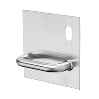 Kaba 1500 Series Plate w/ 20 Lever & Cylinder Hole Satin Stainless Steel 1501C20SSSR