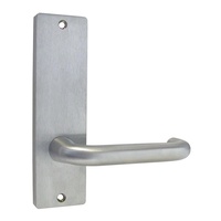 Kaba Door Handle 600 Series Plate w/ 25 Lever Satin Chrome Plate 602V25SCP
