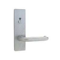 Kaba Door Lever Handle 600 Series Plate w/ Indicator Satin Chrome Plate 653C25SCP