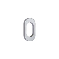 Dormakaba Escutcheon Oval Grub Screw Fixing Satin Chrome Plate FA959SCP