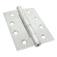 Dorma Kaba Door Hinge 100x75x2.5mm Stainless Steel Loose Pin DKH10075LP SSS