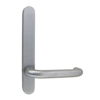 Kaba Door Handle N100 Narrow Style Plate w/ Lever Satin Chrome Plate N102C25SCP