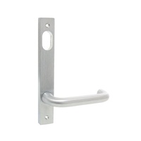 Kaba N601V25SCP  Narrow Style Plate w/ Cylinder Hole Lever Satin Chrome Plate 