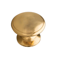 Kethy BK44 Series Convex Cabinet Knob 31mm Polished Brass BK4431PB