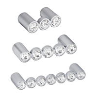 Kethy Cabinet Handle BL1214 Bling Series Rigel Inline Die-cast Zinc-32mm-Satin Chrome
